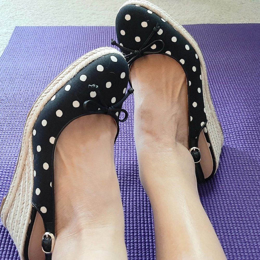 Kate Spade Panama Nights 3" wedge/ Size 7.5